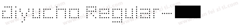 Jiyucho Regular字体转换